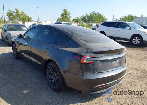2025 Tesla Model 3 Long Range Rear-Wheel Drive/Standard from USA, damaged, VIN 5YJ3E1EA9SF019270